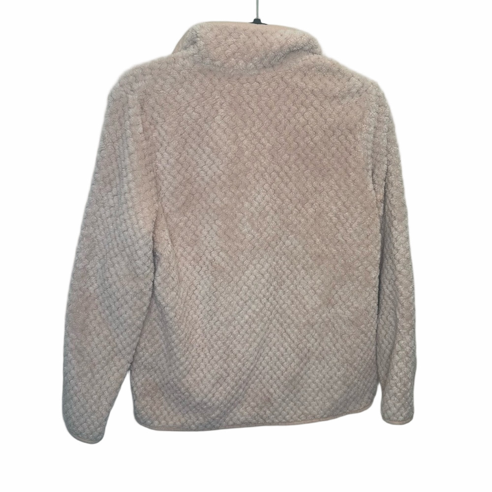 Simply Southern Simply Soft Fuzzy Pink Sherpa Pullover Size Small - Picture 6 of 11